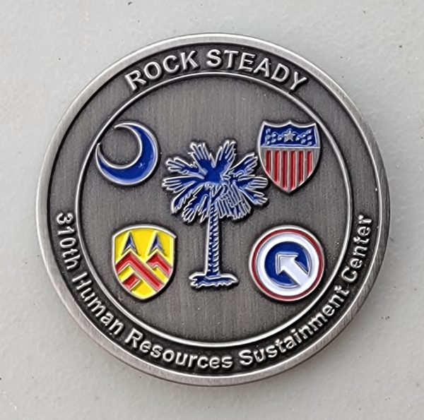 310TH HUMAN RESOURCES SUSTAINMENT CENTER - Challenge Coin
