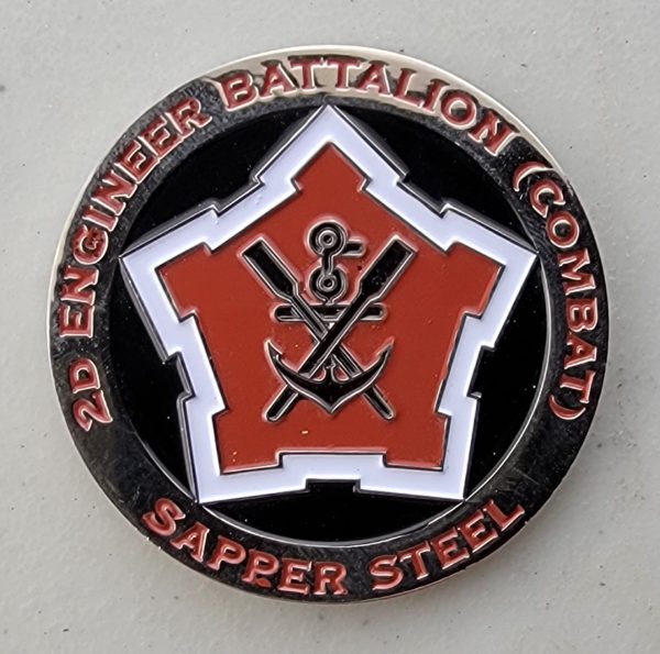 2D ENGINEER BATTALION (COMBAT) - Challenge Coin