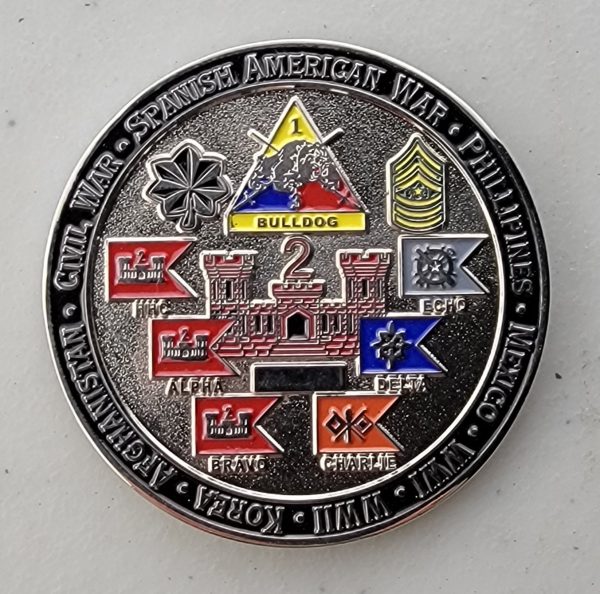 2D ENGINEER BATTALION (COMBAT) - Challenge Coin - Image 2