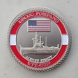 USCGC POMPANO - WPB-87339 - Challenge Coin