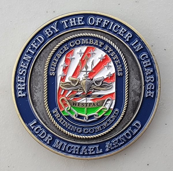 SURFACE COMBAT SYSTEMS - TRAINING COMMAND - Challenge Coin