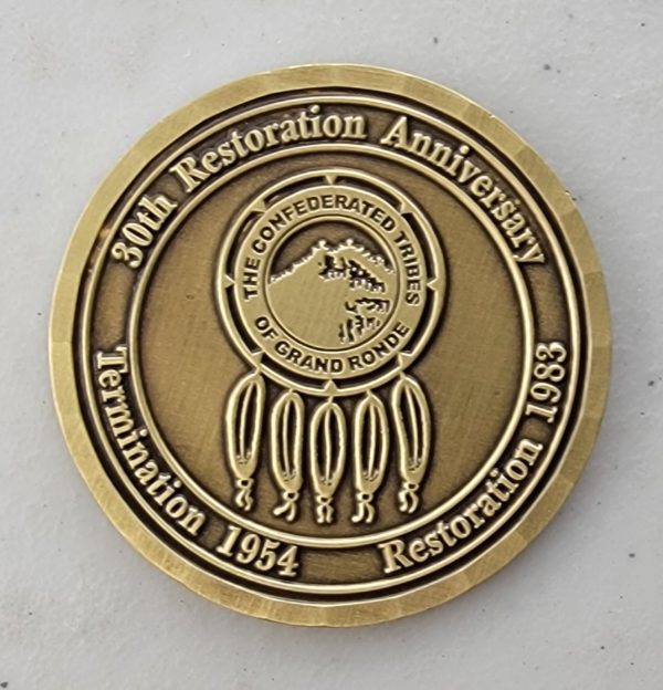 THE CONFEDERATED TRIBES OF GRAND RONDE - Challenge Coin