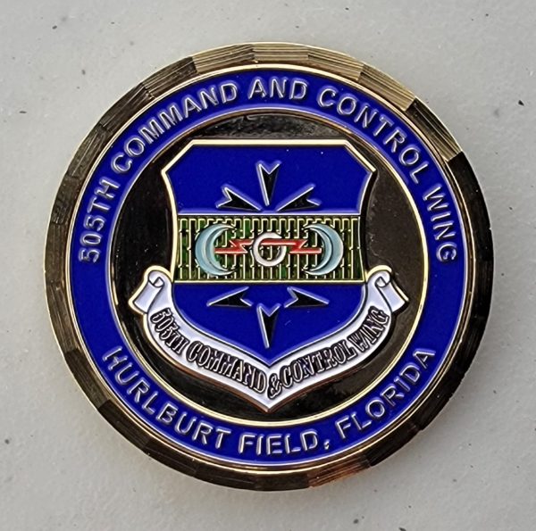 505TH COMMAND AND CONTROL WING - Challenge Coin