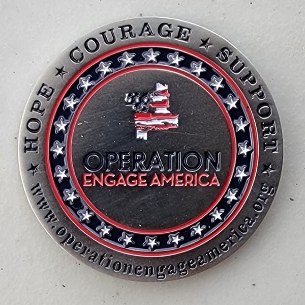 OPERATION ENGAGE AMERICA - Challenge Coin - Image 2