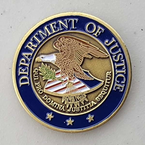 DOJ - USAO - NORTHERN DISTRICT OF CALIFORNIA - Challenge Coin - Image 2