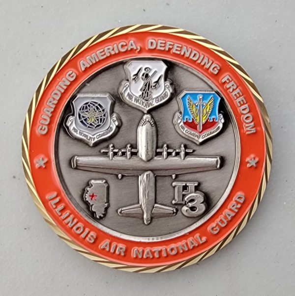 182D AIRLIFT WING - COMMANDER - Challenge Coin - Image 2