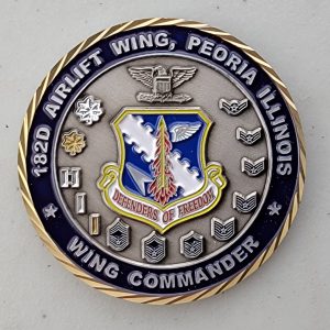 182D AIRLIFT WING - COMMANDER - Challenge Coin