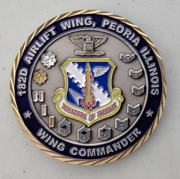 182D AIRLIFT WING - COMMANDER - Challenge Coin