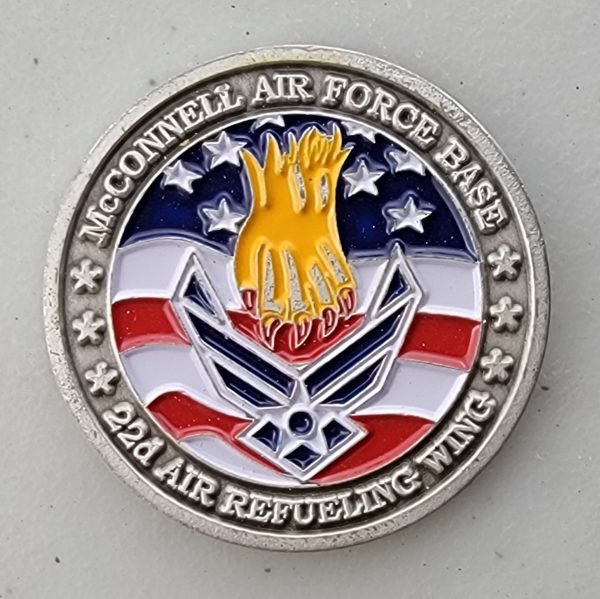 22d COMMUNICATIONS SQUADRON - Challenge Coin - Image 2