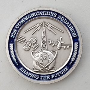 22d COMMUNICATIONS SQUADRON - Challenge Coin
