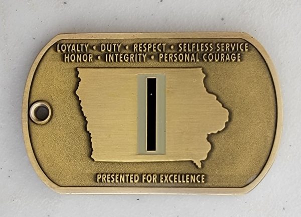 IOWA NATIONAL GUARD - CWO - Challenge Coin