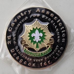 2d CAVALRY ASSOCIATION - Challenge Coin