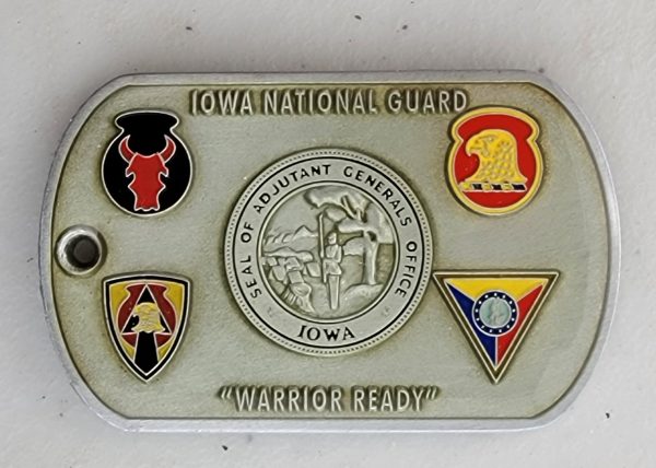 IOWA NATIONAL GUARD - CSM - Challenge Coin - Image 2