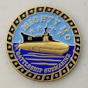 USS MISSOURI - SSN 780 - MIGHTY MO - Challenge Coin