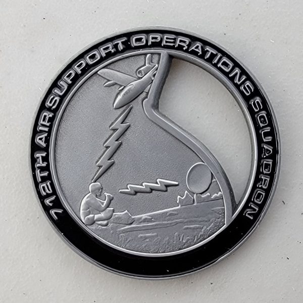 712TH ASOS - SHADOW WARRIORS - Challenge Coin - Image 2