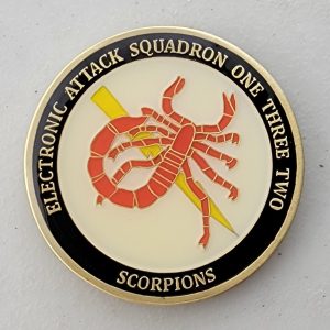 EAS - VAQ-132 - SCORPIONS - Challenge Coin