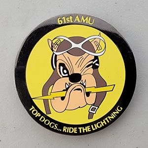 61st AMU - TOP DOGS...RIDE LIGHTNING - F-35A - Challenge Coin