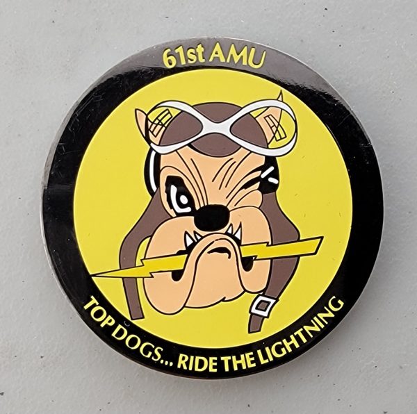 61st AMU - TOP DOGS...RIDE LIGHTNING - F-35A - Challenge Coin