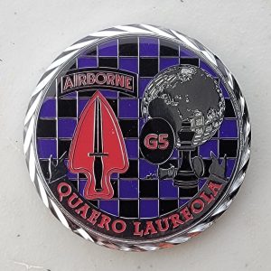 AIRBORNE - G5 - w/ EPOXY - Challenge Coin