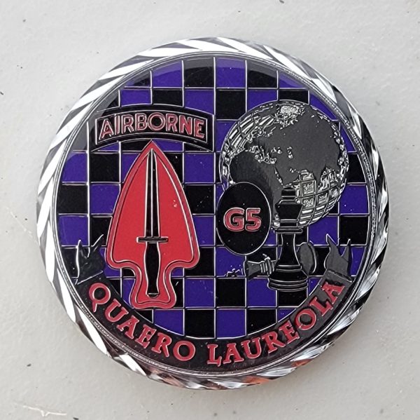 AIRBORNE - G5 - w/ EPOXY - Challenge Coin