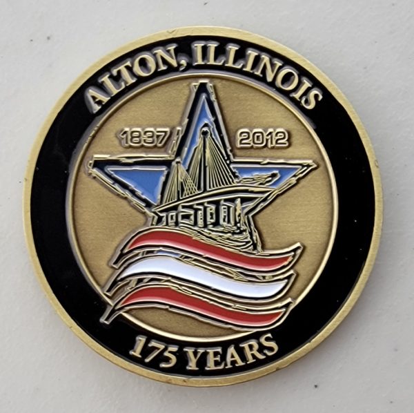 CITY OF ALTON, ILLINOIS - Challenge Coin - Image 2