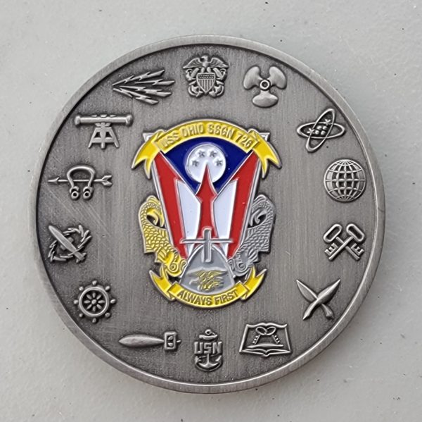 USS OHIO - SSGN726 - Challenge Coin - Image 2
