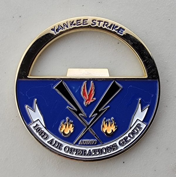 103D AOG - FLYING YANKEES - Challenge Coin - Image 2
