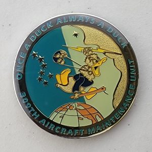 309TH AMU - DONALD DUCK - Challenge Coin