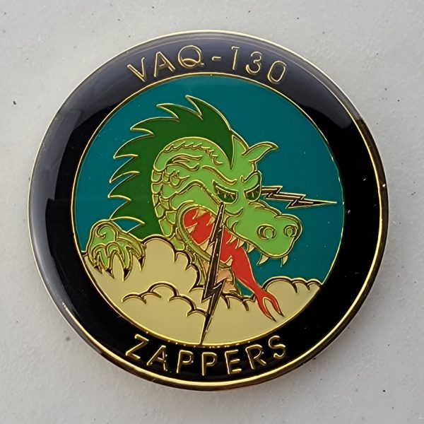 VAQ-130 - ZAPPERS - CO - Challenge Coin - Image 2