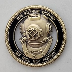 USS STETHEM DDG-63 - Challenge Coin
