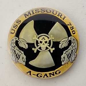 USS MISSOURI - SSN 780 - A-GANG - Challenge Coin