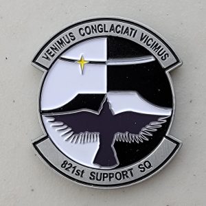 821st SUPPORT SQ - Challenge Coin