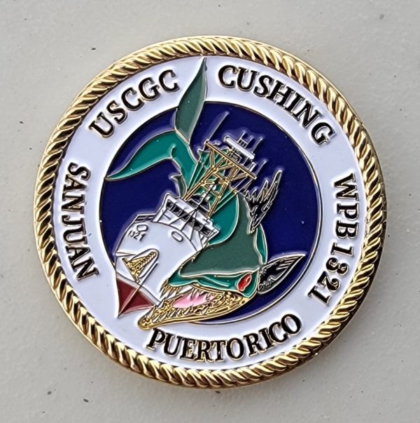 USCGC CUSHING - WPB 1321 - Challenge Coin