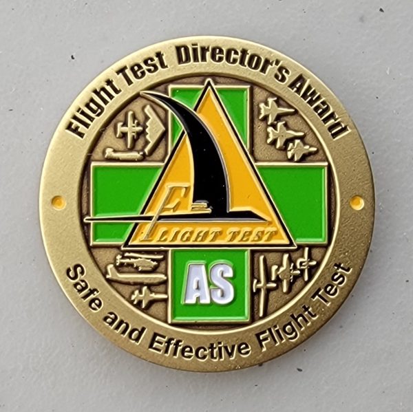 N-UCAS FLIGHT TEST TEAM - Challenge Coin - Image 2