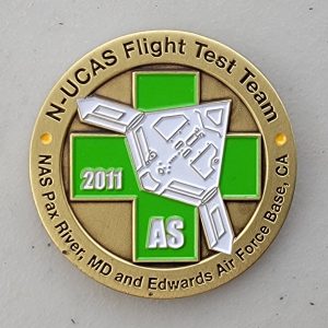 N-UCAS FLIGHT TEST TEAM - Challenge Coin