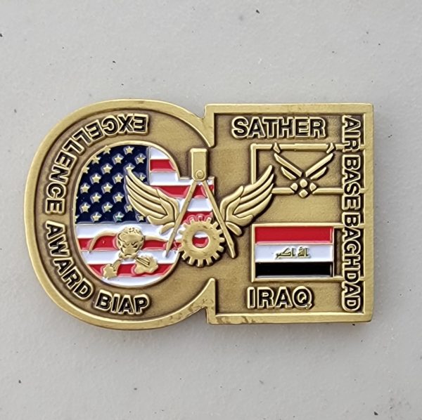 447TH EXPEDITIONARY CIVIL ENGINEER SQUADRON - Challenge Coin - Image 2
