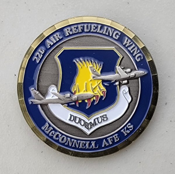 22D AIR REFUELING WING - Challenge Coin