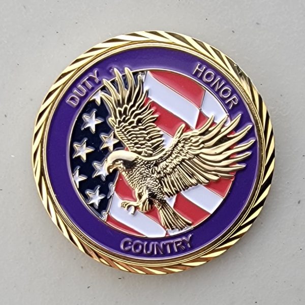 MILITARY ORDER OF THE PURPLE HEART - Challenge Coin - Image 2