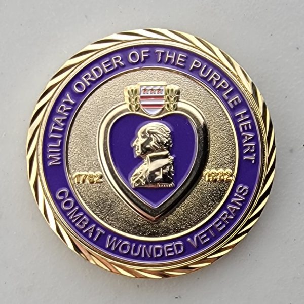 MILITARY ORDER OF THE PURPLE HEART - Challenge Coin