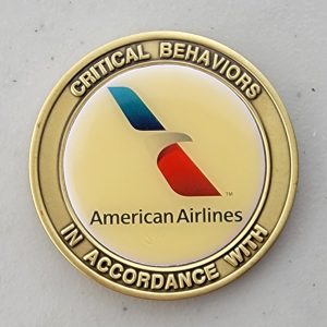 AMERICAN AIRLINES - CRITICAL BEHAVIORS - Challenge Coin