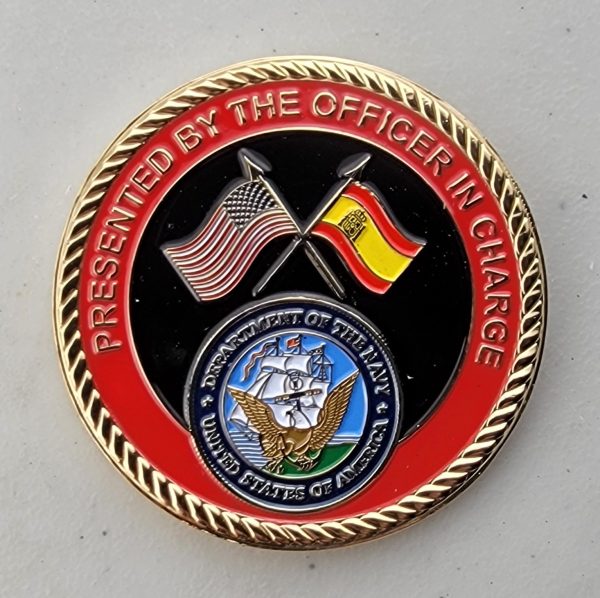 UNITED STATES NATIONAL SUPPORT ELEMENT - MADRID - Challenge Coin - Image 2