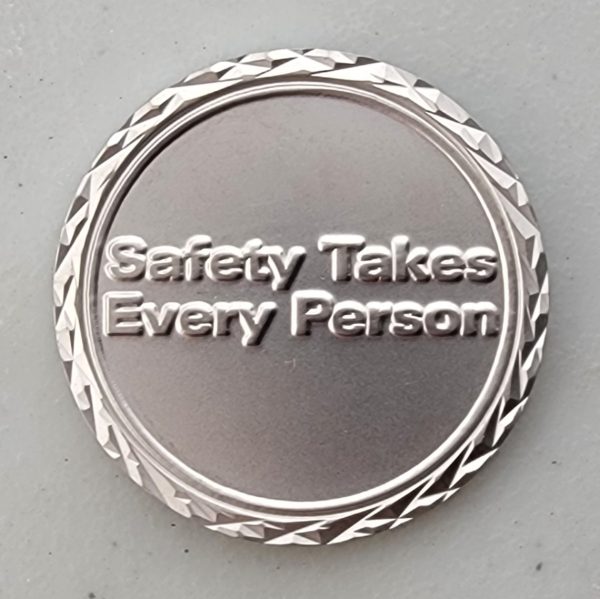 ORANGE COUNTY SANITATION DISTRICT - MATTE NICKEL - Challenge Coin - Image 2