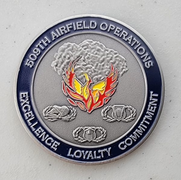 509TH AIRFIELD OPERATIONS - Challenge Coin