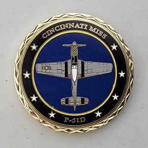 P-51D - CINCINNATI MISS - Challenge Coin