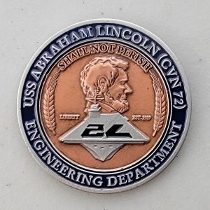 USS ABRAHAM LINCOLN - CVN 72 - Challenge Coin