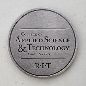 COLLEGE OF APPLIED SCIENCE & TECHNOLOGY - RIT - Challenge Coin