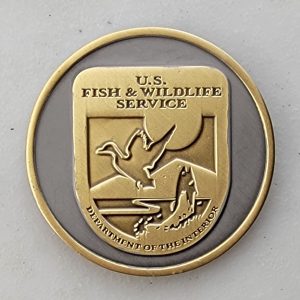 US FISH & WILDLIFE SERVICE - ELWHA RESTORATION - Challenge Coin