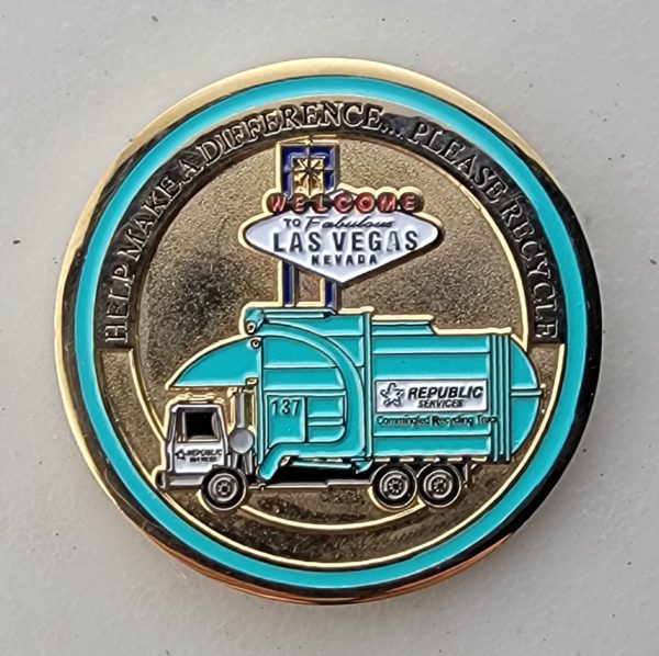 REPUBLIC SERICES - Challenge Coin - Image 2