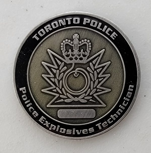 TORONTO POLICE - POLICE EXPLOSIVES TECHNICIAN - Challenge Coin - Image 2