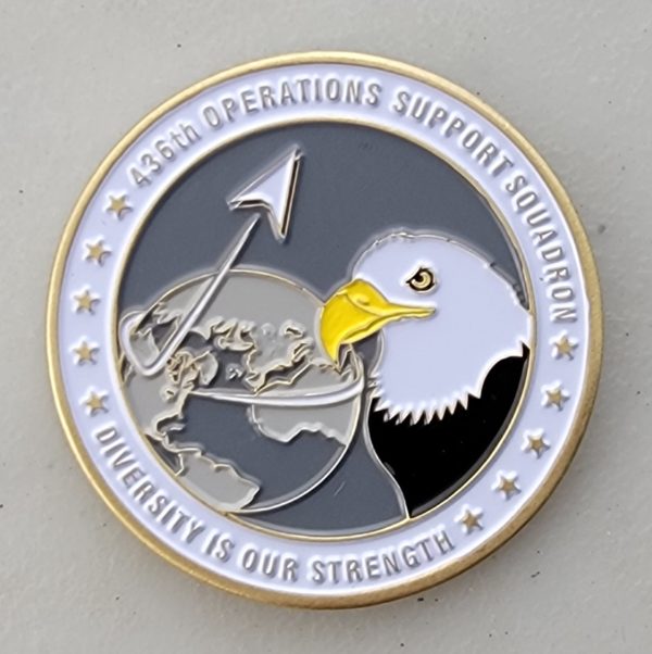 436th OPERATIONS SUPPORT SQUADRON - Challenge Coin